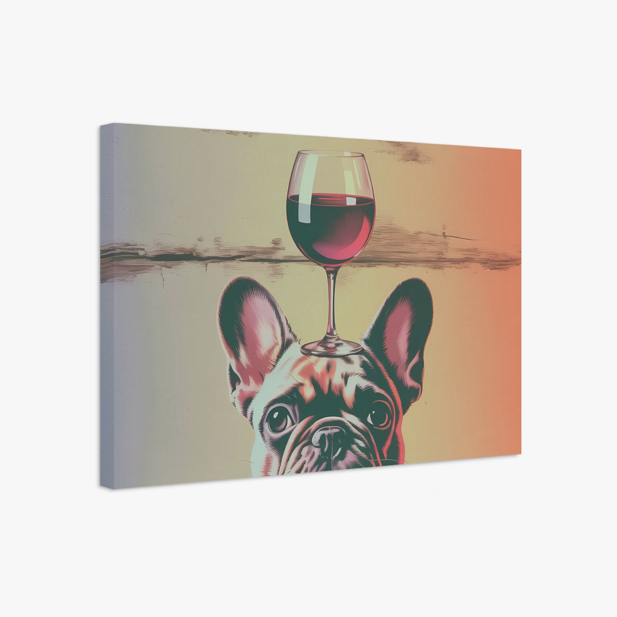 Petunia - Adorable Frenchie canvas Wall Art