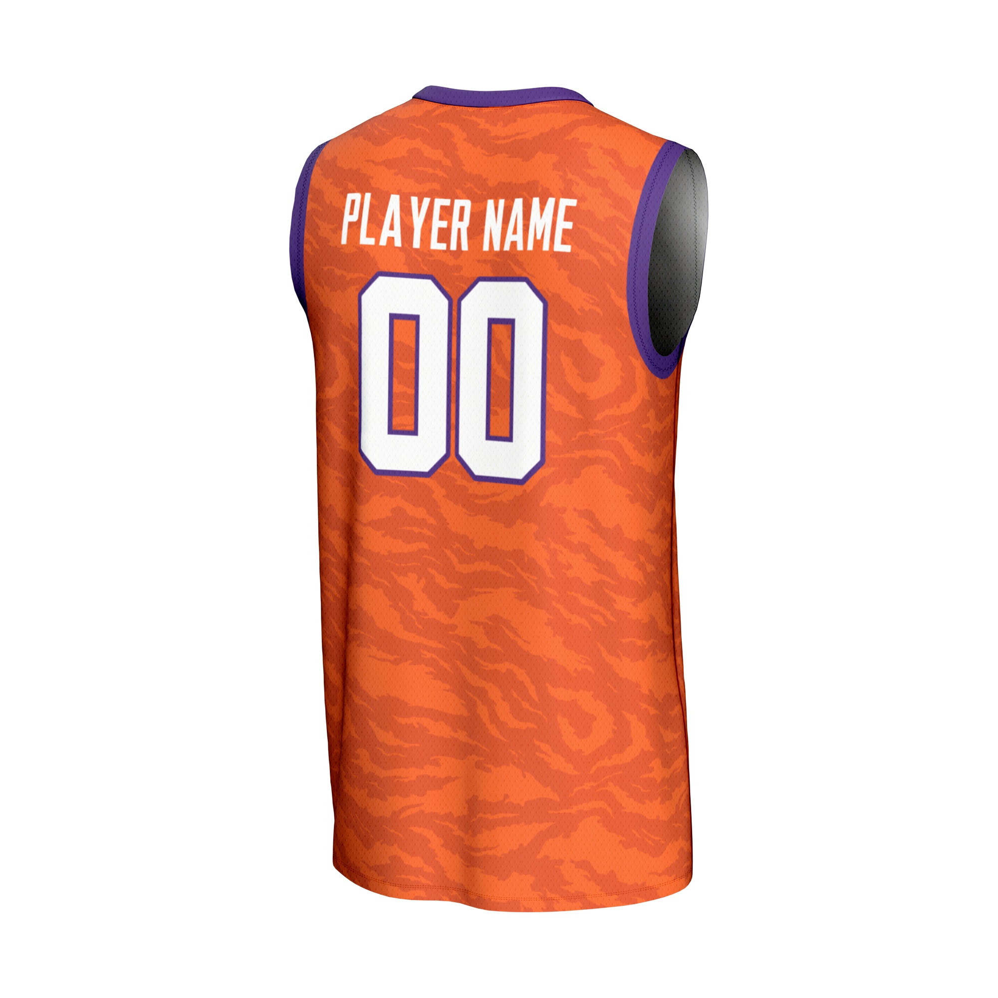[NJP] Clemson Tigers GameDay Greats Youth NIL Pick-A-Player Men's Basketball Lightweight Jersey - Orange
