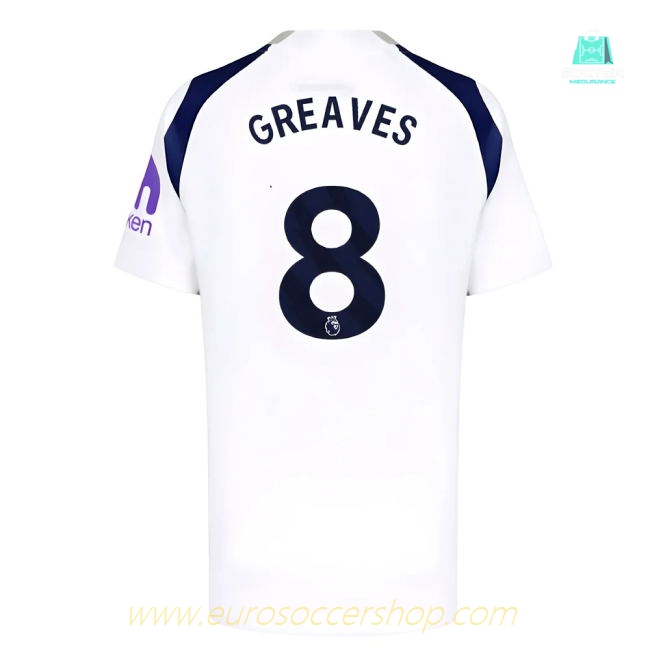 2025-2026 Tottenham Hotspur Home Shirt (Kids) (Greaves 8)