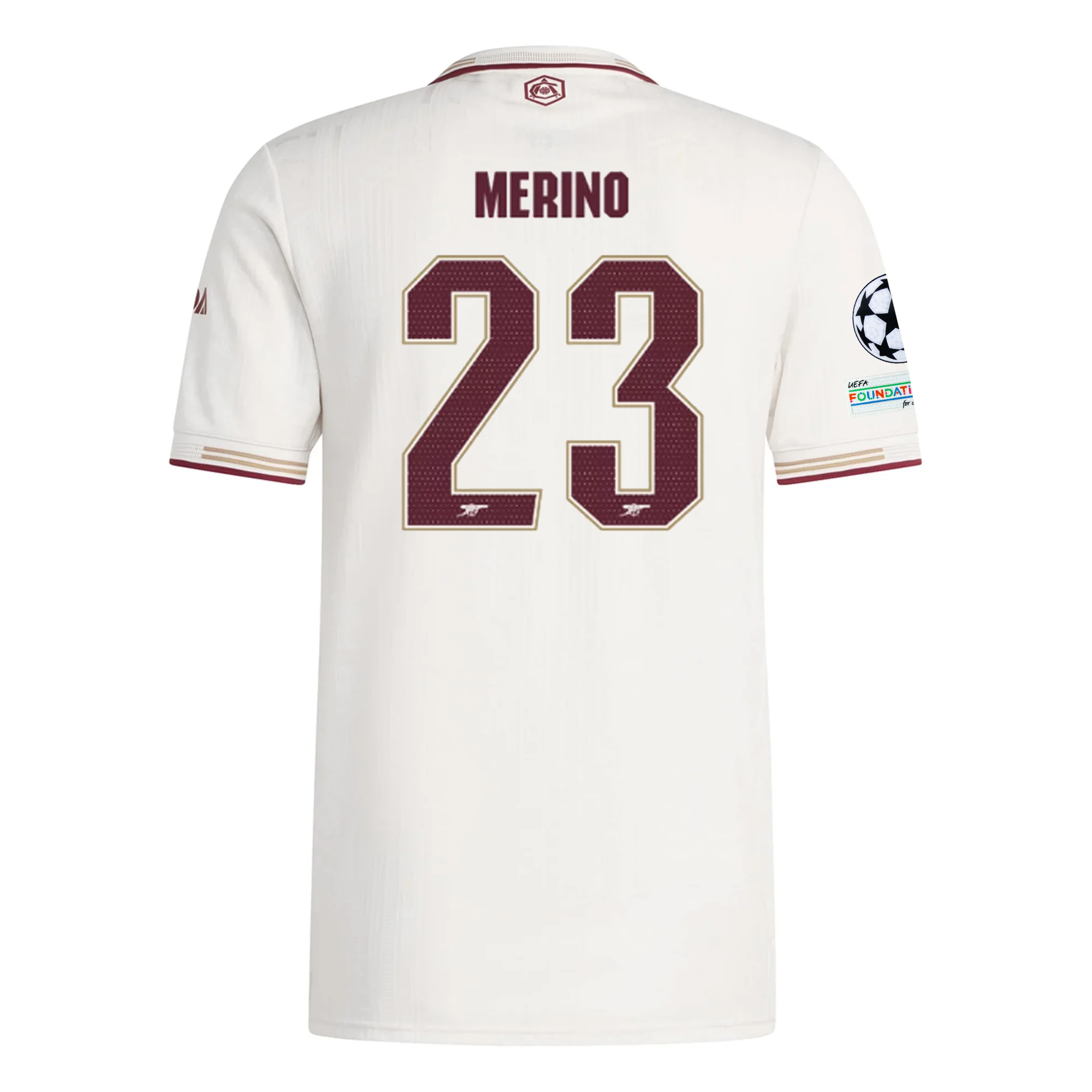 Arsenal Mikel Merino 2025-2026 UCL Third Jersey – Authentic Shirt