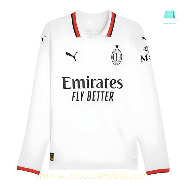 2024-2025 AC Milan Away Long Sleeve Shirt