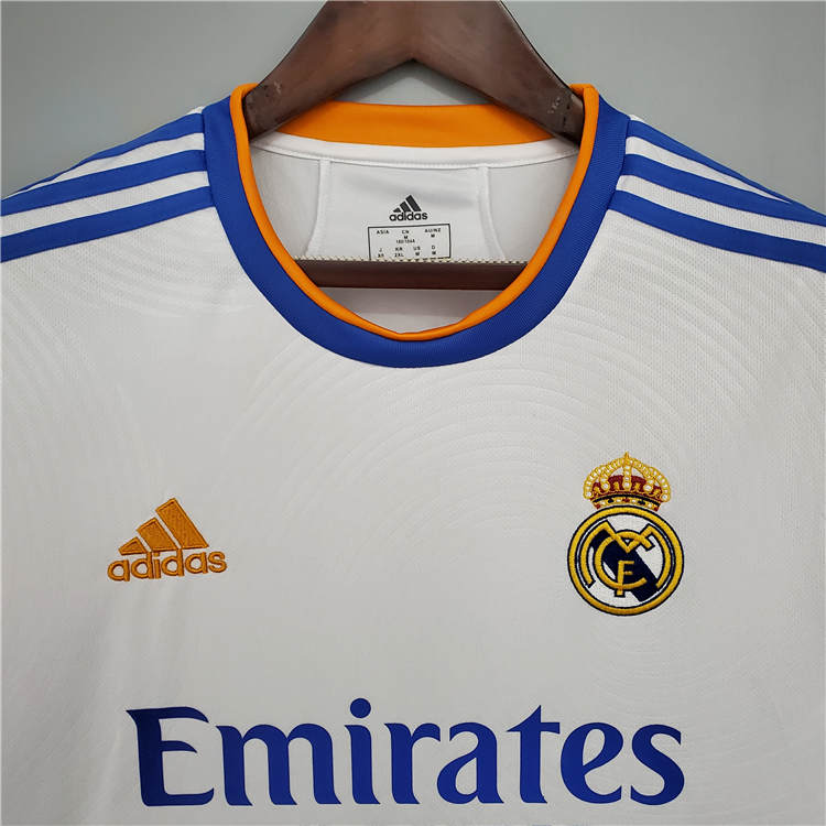 Premium Quality Real Madrid 21-22 Home White Soccer Jersey Football