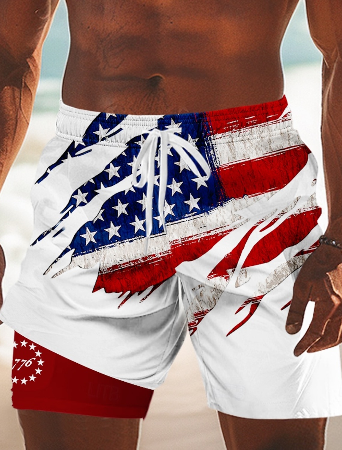 America's 250th Anniversary Independence Day Men's US Flag Patriotic