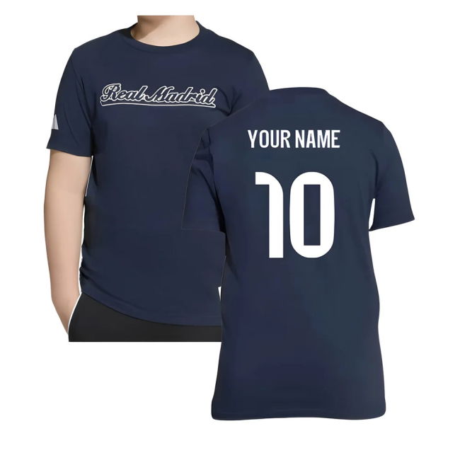 T-Shirt for Real Madrid US - Navy 2025-2026 (Adult