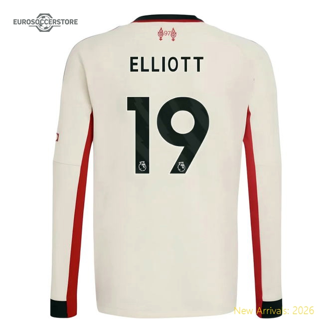 Child-friendly Kids Liverpool Elliott Jersey 2025-2026