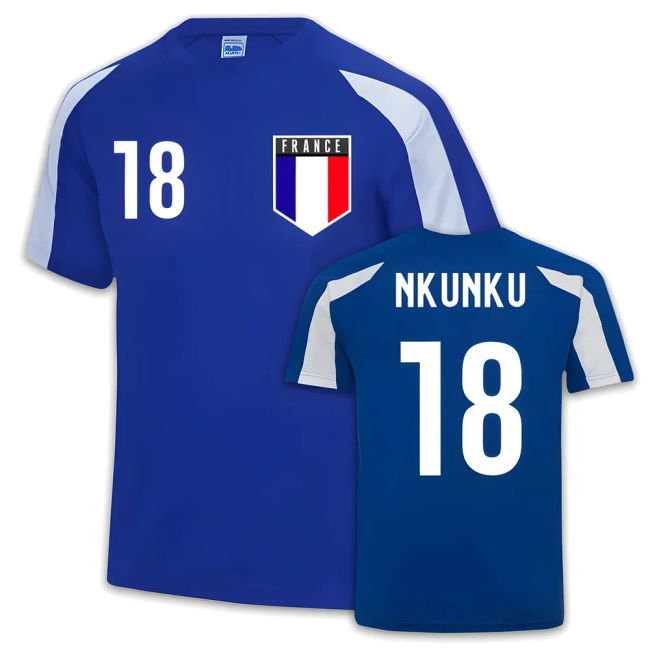 France Sports Jersey Training (Christopher Nkunku 18)