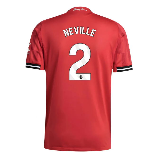2025-2026 Man Utd Authentic Home Kit (Neville 2)