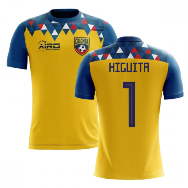 Jersey 2025-2026 Colombia Concept Football Shirt (Higuita 1) - Kids