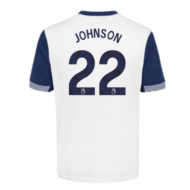 2024-2025 Tottenham Hotspur Home Jersey (Johnson 22)