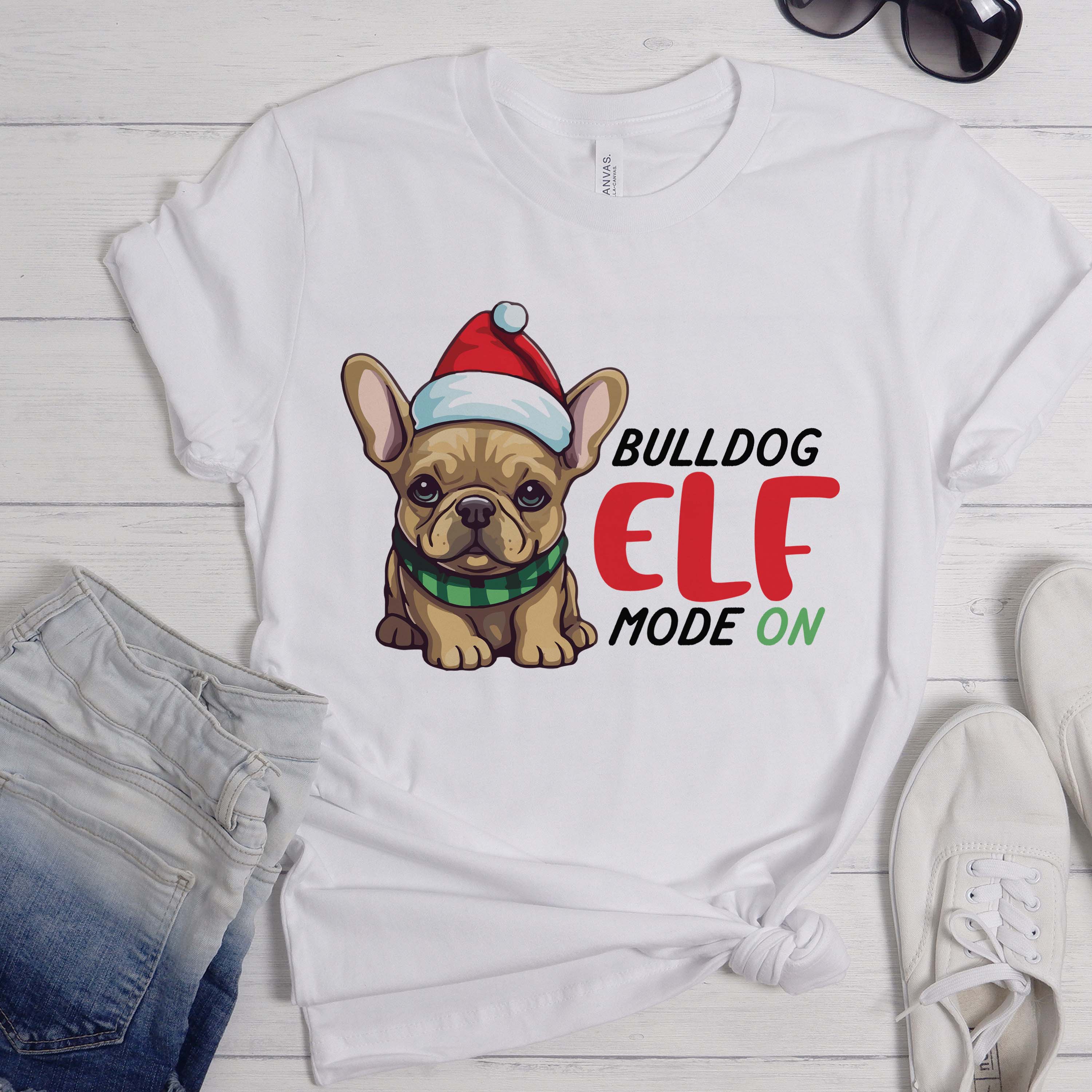 The frenchie Elf - Unisex T-Shirt