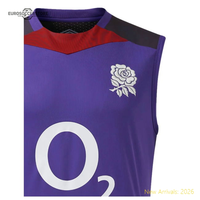 2024-2025 England Rugby Sleeveless Jersey (Violet) - Kids