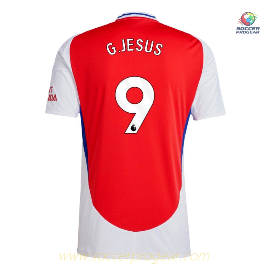 Arsenal 2024/25 Collection Jesus Youth Home Soccer Kit Soccer Shirt