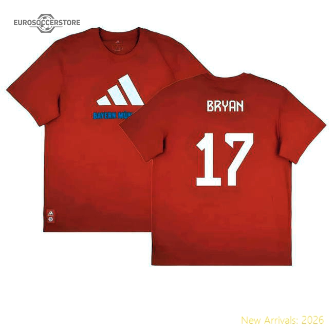 Teams,Bayern Bayern Club Munich 2025-2026 Campaignal Graphic Tee Fan