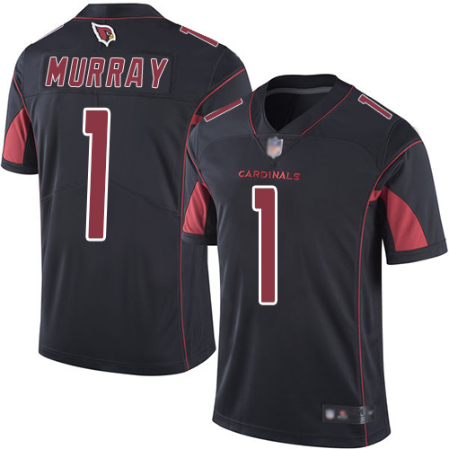 Official NFL Arizona Cardinals #1 Kyler Murray Black Li-v3