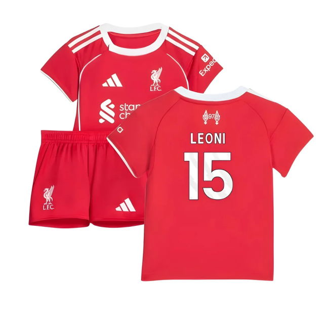 Liverpool 2025-20 Home Shirt Leoni #15 L M