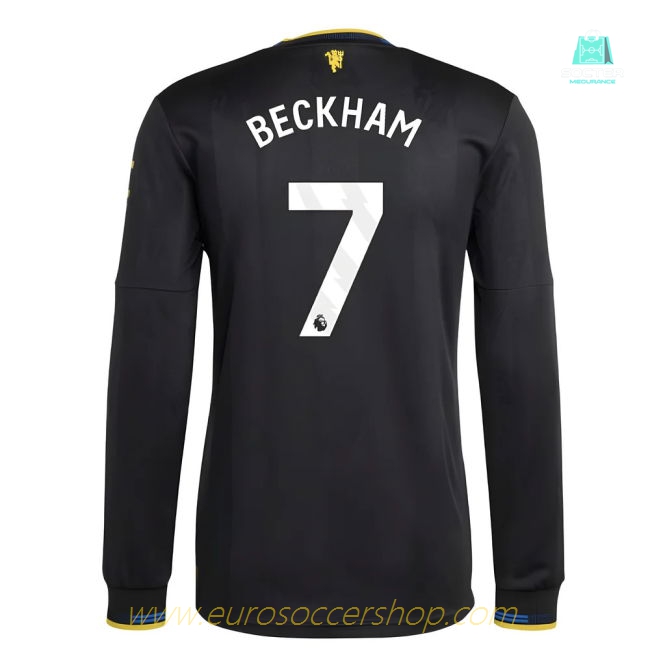 2025-2026 Man Utd Authentic Long Sleeve Third Shirt (Beckham 7)