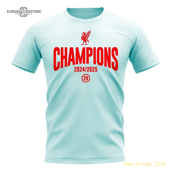 Official Liverpool 2024-2025 Champions T-shirt (white) - Premium