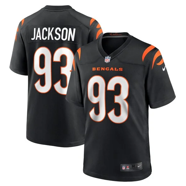 None Jackson Cincinnati Game Jersey - Black | NFL Player Jersey