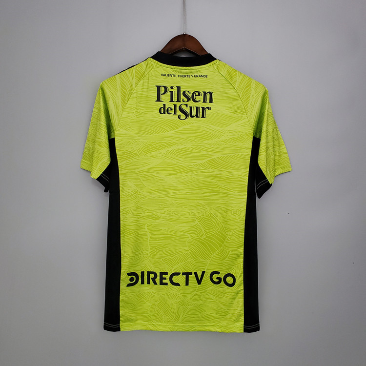 Durable Colo-Colo Soccer Jersey 21-22 Goalkeeper Green Shirt