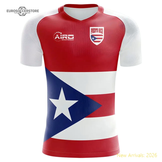 2025-2026 Puerto Rico Home Concept Football Shirt - Womens