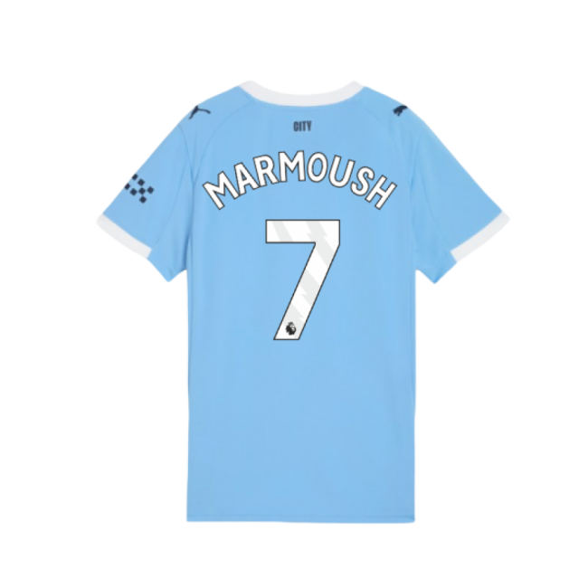 2025-2026 Man City Home Shirt (Womens) (Marmoush 7)
