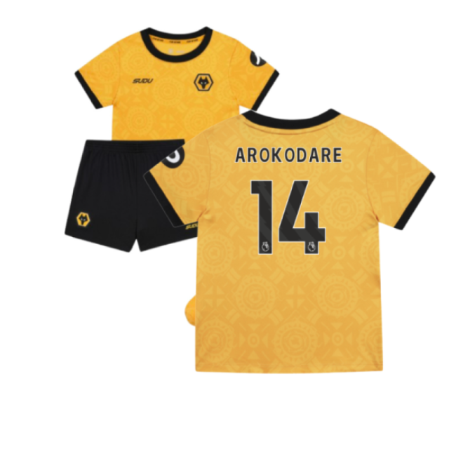 2025-2026 Wolves Home Infant Kit Arokodare 14 Supporter Version