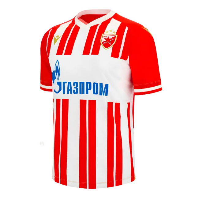 Durable 2023-2024 Football Club Home Red With Retro Design