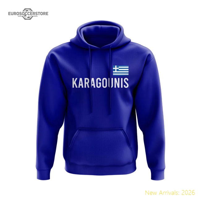 Giorgos Karagounis Greece Name Hoody (Blue)
