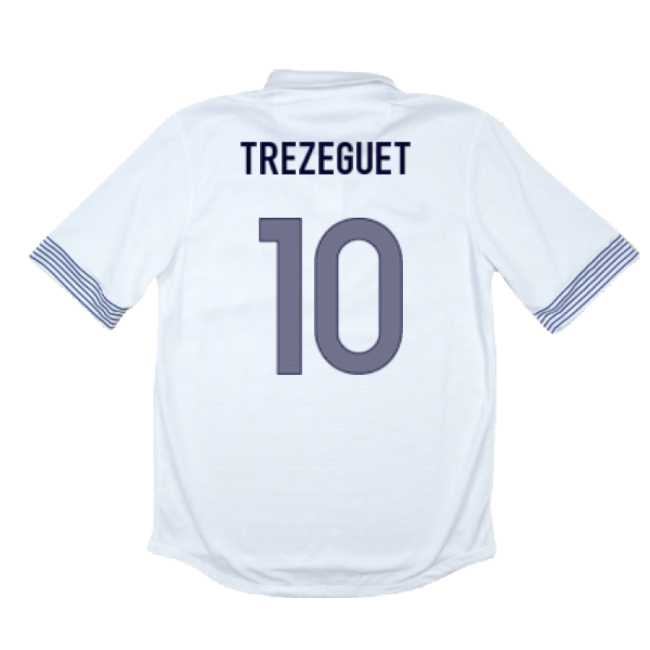 France 2012-13 Away Shirt ((Good) M) (TREZEGUET 10)