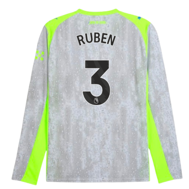 Superior 2025-2026 Man City Long Sleeve Third Shirt Ruben 3