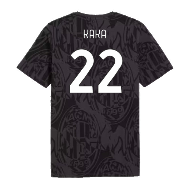 Official Licensed Committed Acm Ac Milan Ftblculture Tee Aop Black...