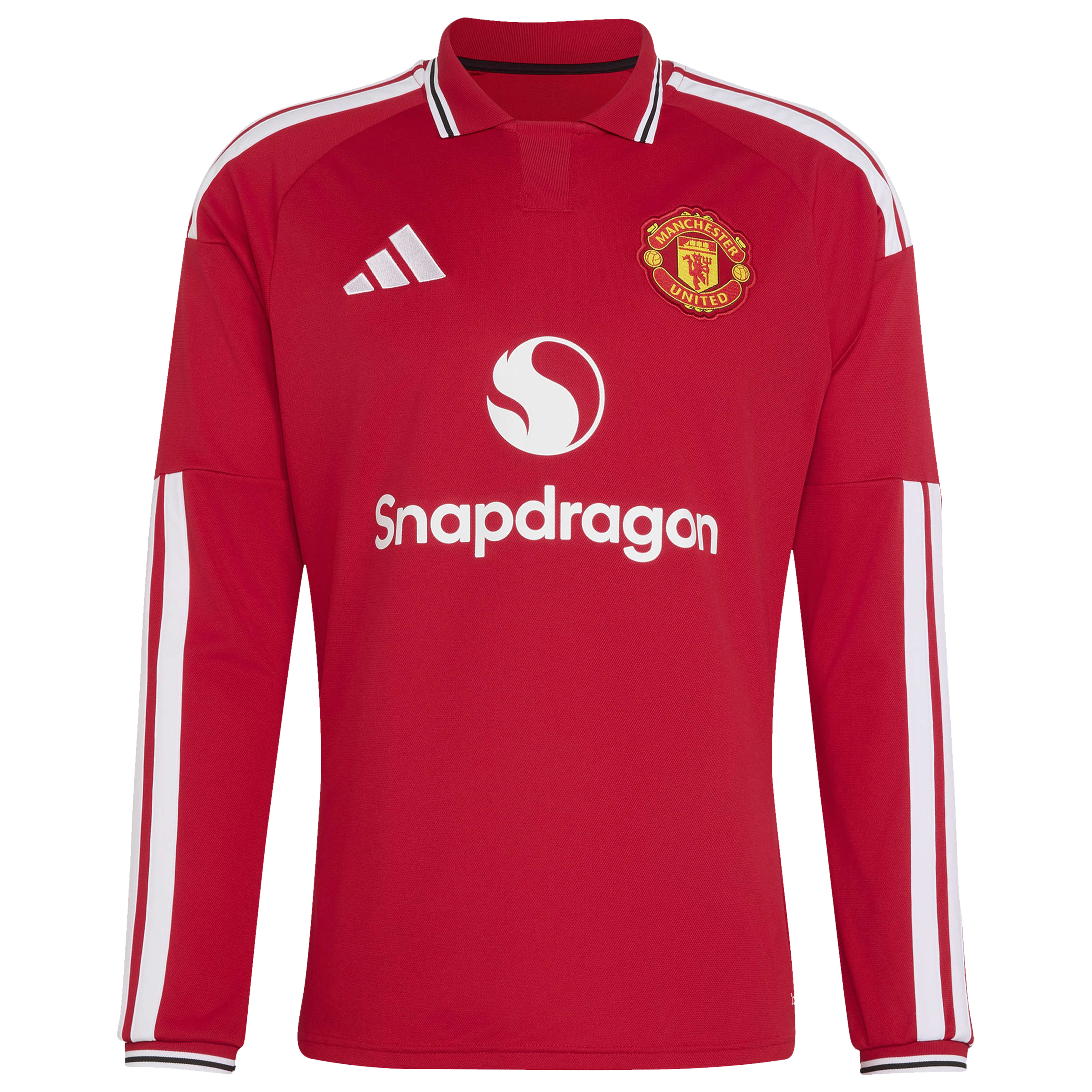 [SJH] Bruno Fernandes Manchester United 2026/27 Home Replica Long Sleeve Jersey - Red