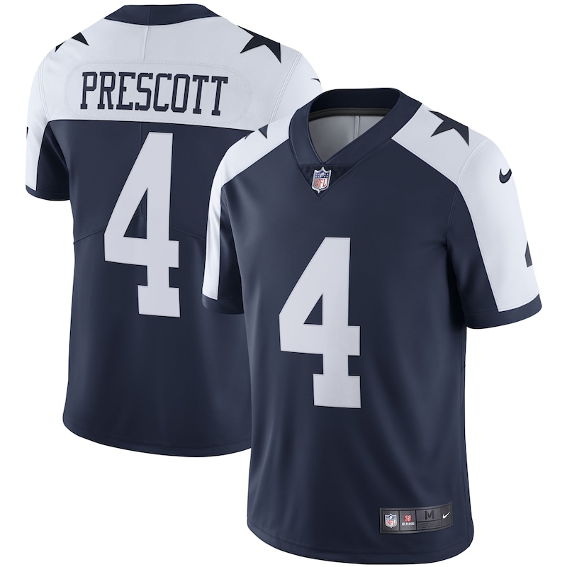 None Dak Prescott DAL Cowboys Retro Pro-Level Jersey Football Apparel