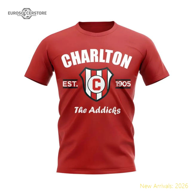 Charlton Established Football T-Shirt (Red)