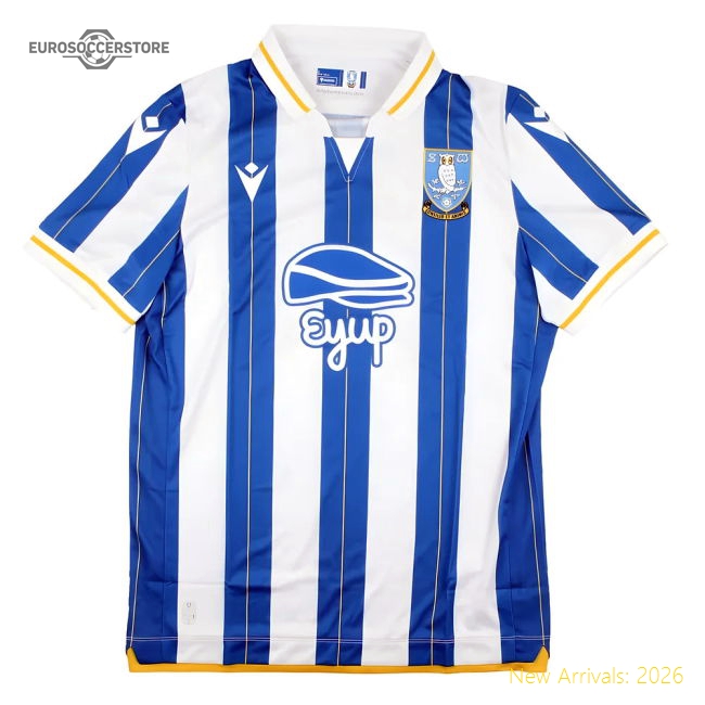 Premium-grade 2023-2024 Sheffield Wednesday Home Shirt - Premium Quality