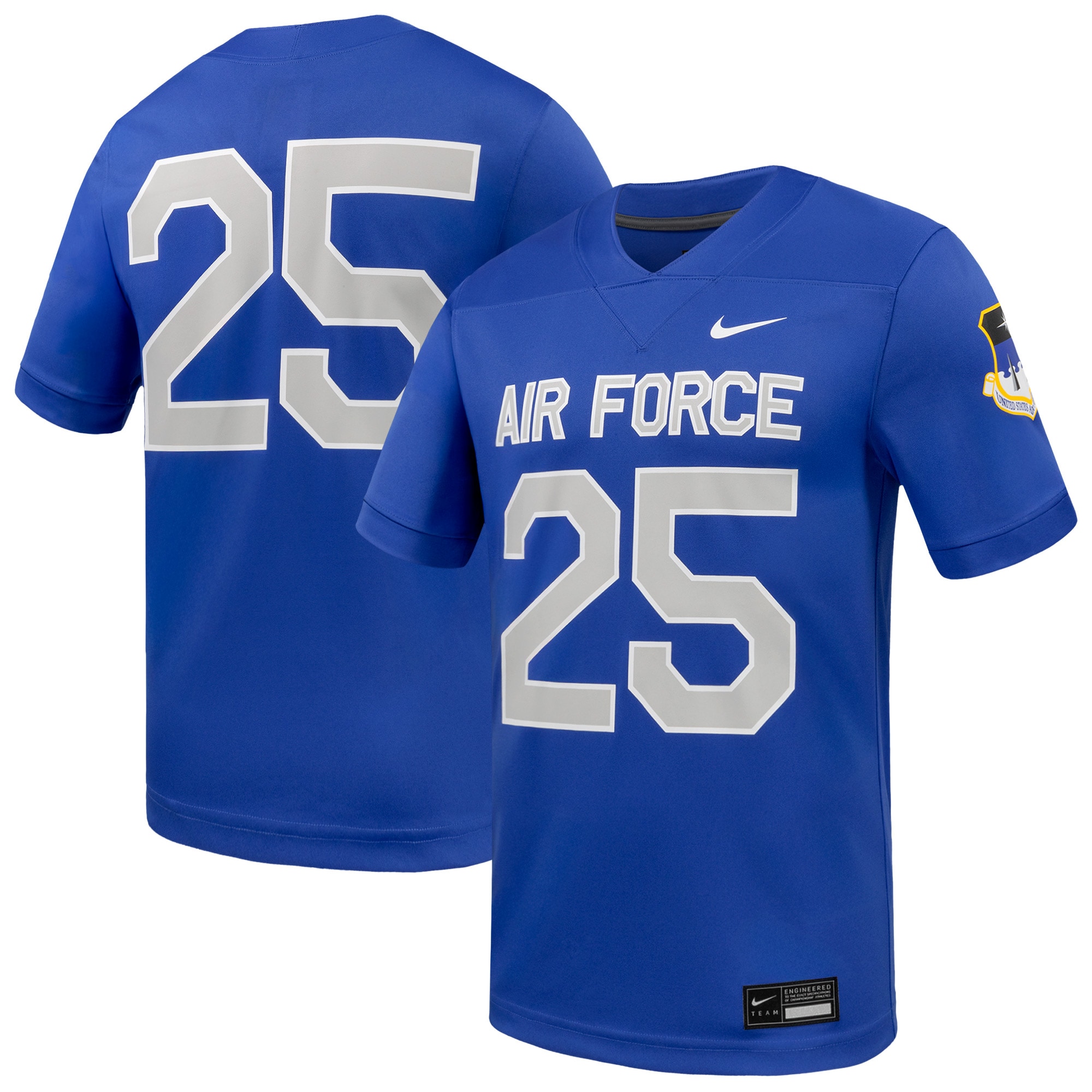 #25 Air Force Falcons Game 2026 Season Football Jersey - Royal