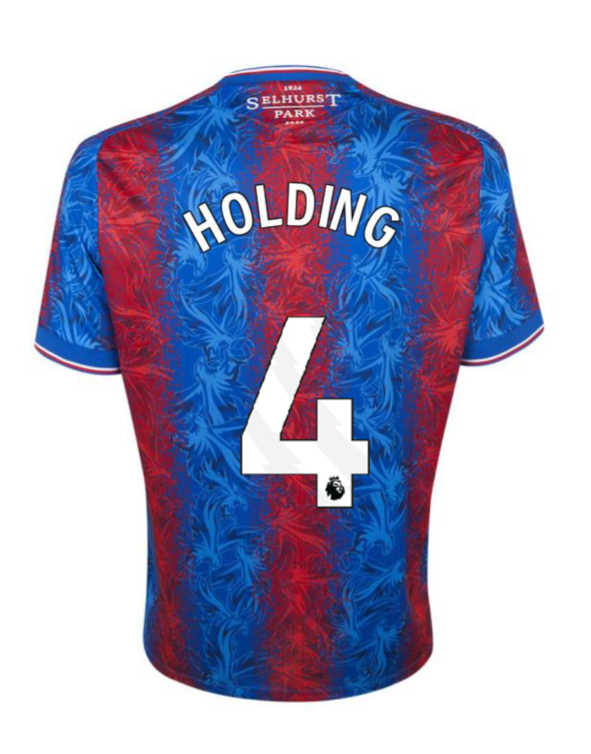 Crystal Palace FA Cup Final HOLDING 4 Jersey for the 24-25 Season
