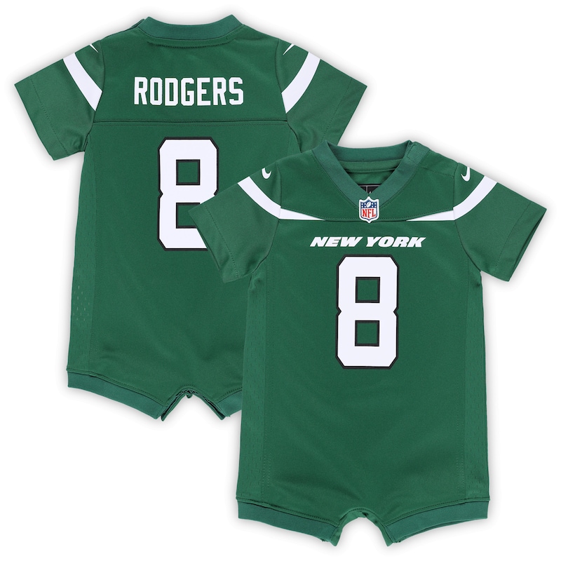 None Aaron Rodgers New York Jets Fan Favorite Team Replica Jersey