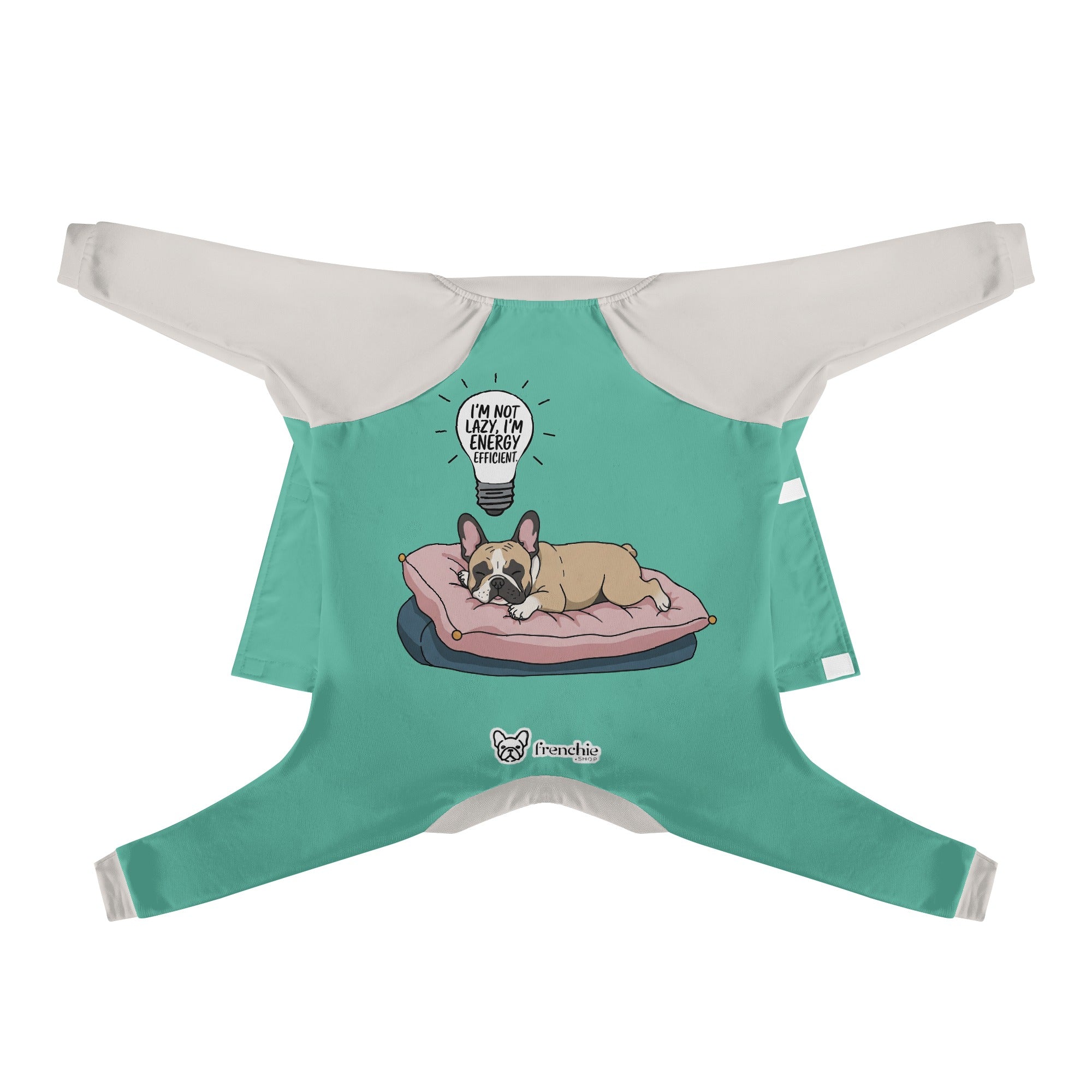French Bulldog Im Not Lazy, Im Energy Efficient. Frenchie Pajamas –