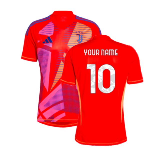 Fan-Favorite 2024-2025 Juventus Home Goalkeeper Shirt (Red) (Your