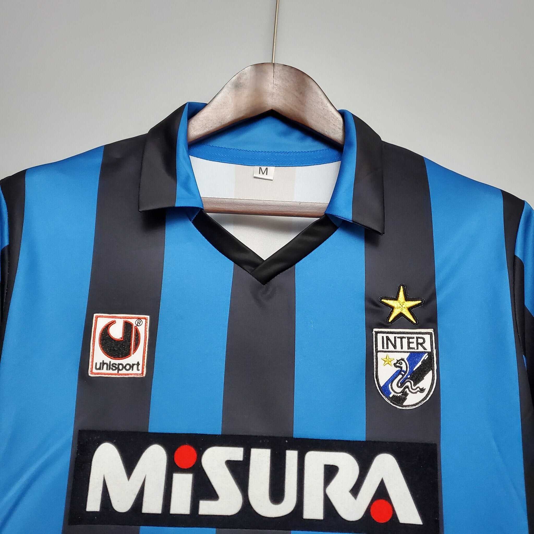 Cheap 1988-1990 Inter milan home retro kit