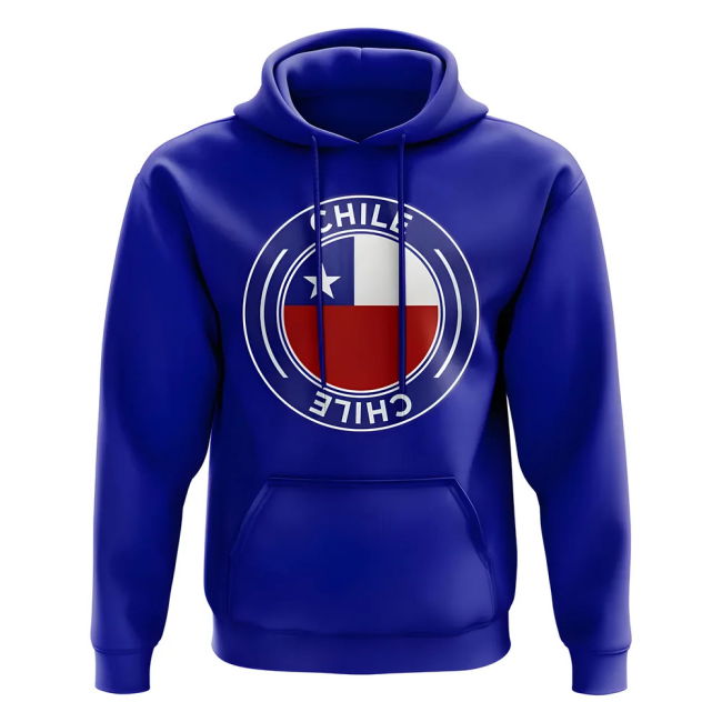 Performance Chile Football Badge Hoodie (Royal) Performance