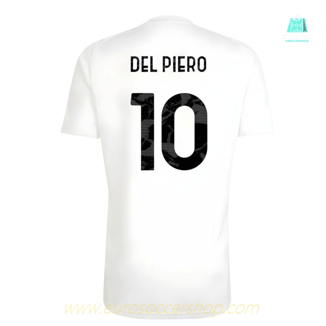 2025-2026 Juventus Training Shirt (White) (Del Piero 10)