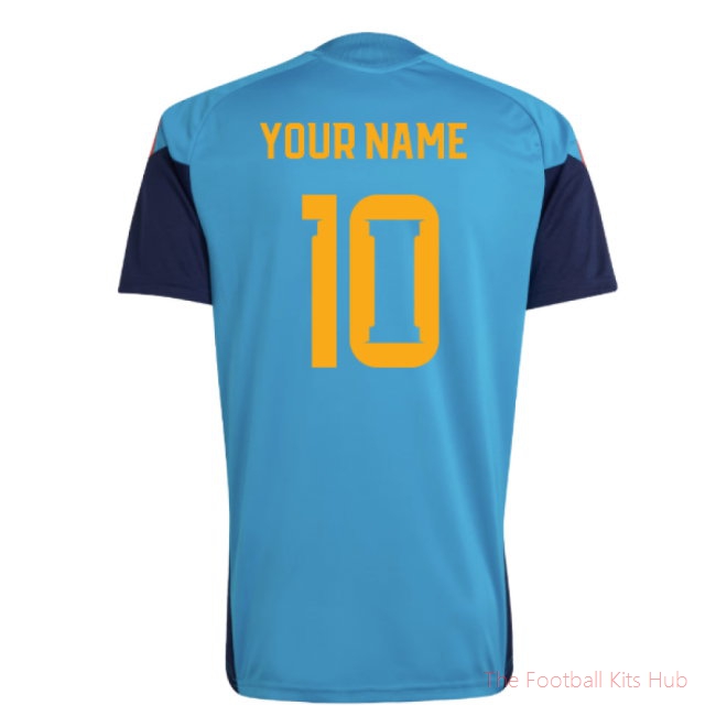 [SD] 2026/27 Spain Training Jersey (Bold Aqua) (Your Name)