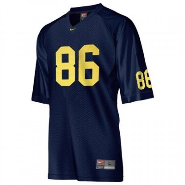 Men Ncaa Team #86 Blue Men Authentic Football Jersey - Affordable