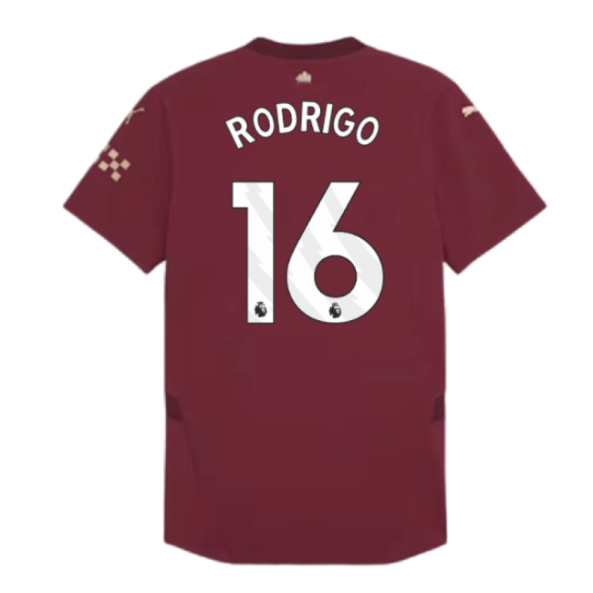 2024-20 Man City Third Jersey Rodrigo #16 Edition M S