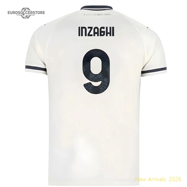 Superior 2025-2026 Biancocelesti Away Shirt - Kids (inzaghi 9)