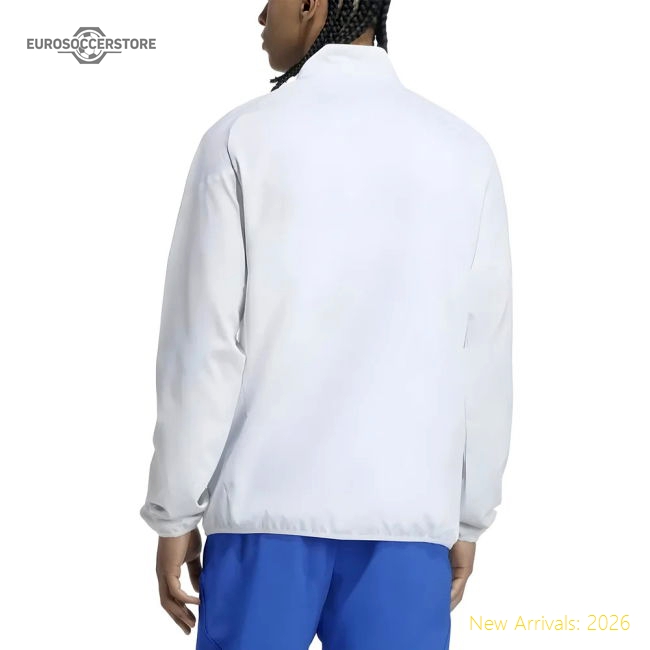 Trending 2025-2026 Real Madrid Eu Presentation Jacket (White)