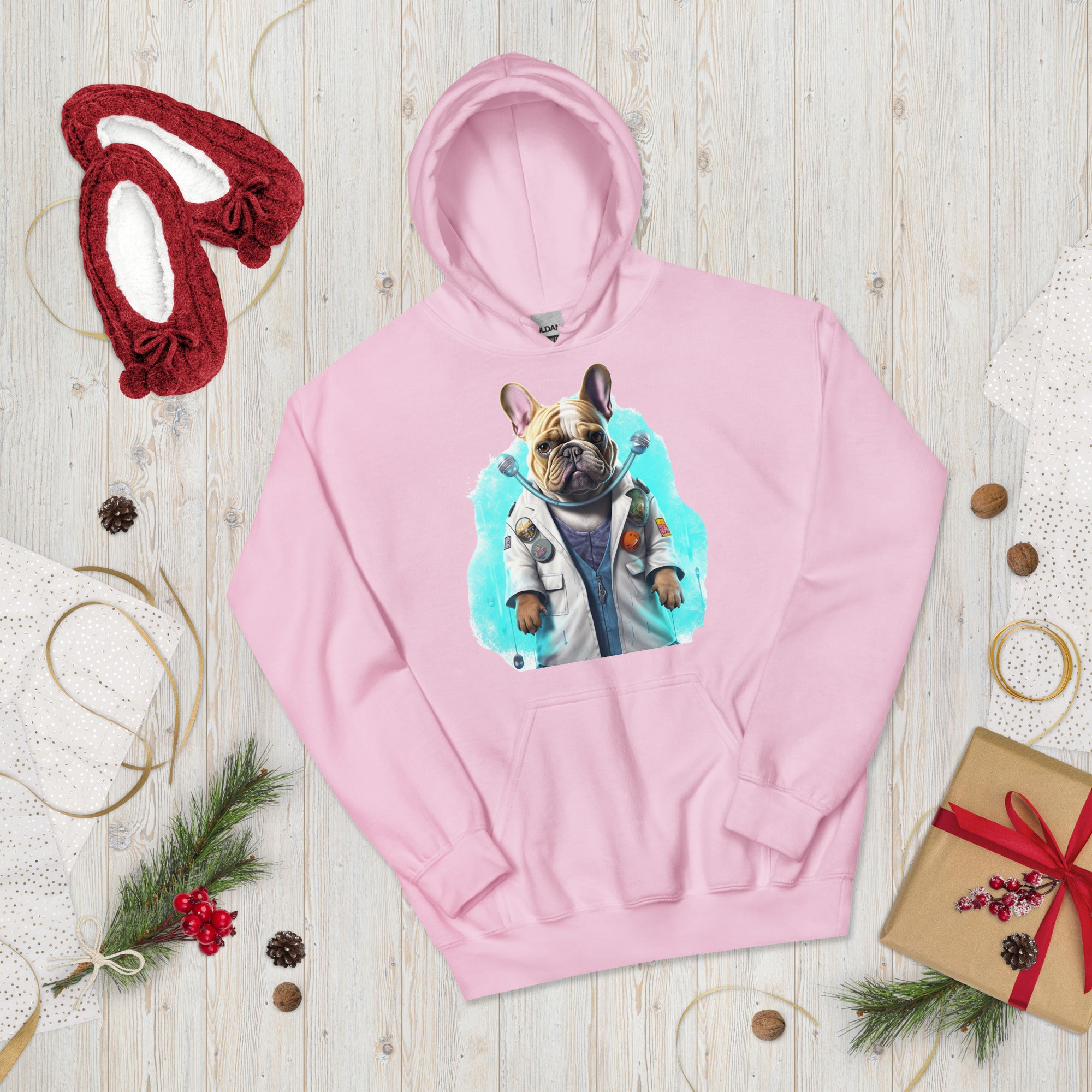 Pet-Lover Doctor Frenchie Unisex Heavy Blend Hoodie - A Heartwarming ...