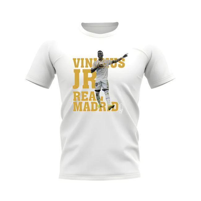 Vinicius jr Real Madrid Player official style T-Shirt (Men